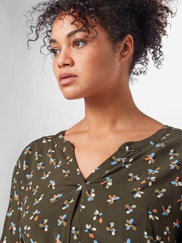 Tom Tailor Women + Bluse in Grün