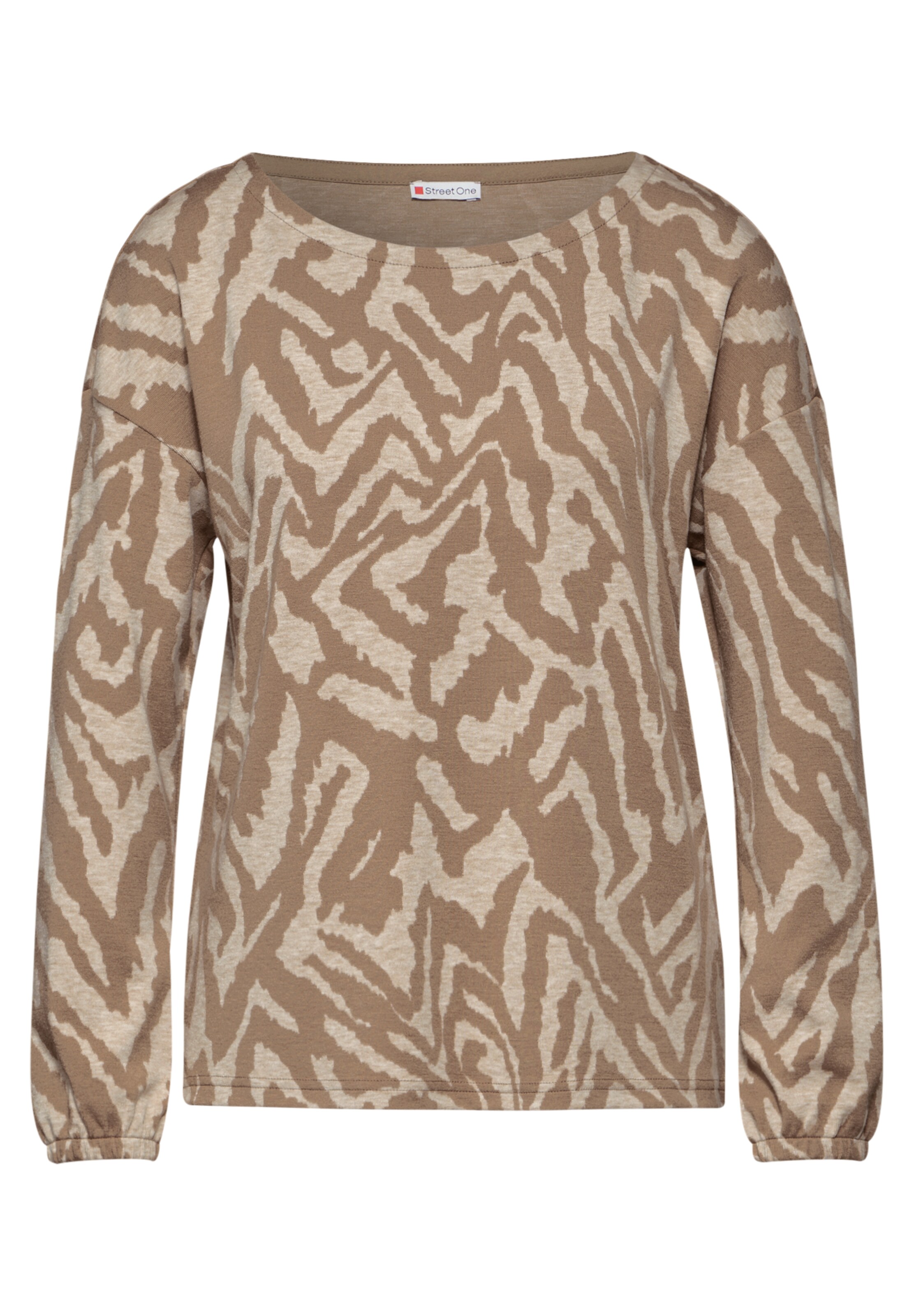 STREET ONE Shirt in Beige: front