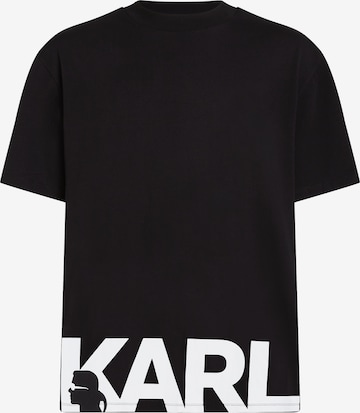 Karl Lagerfeld - Camisa em preto: frente