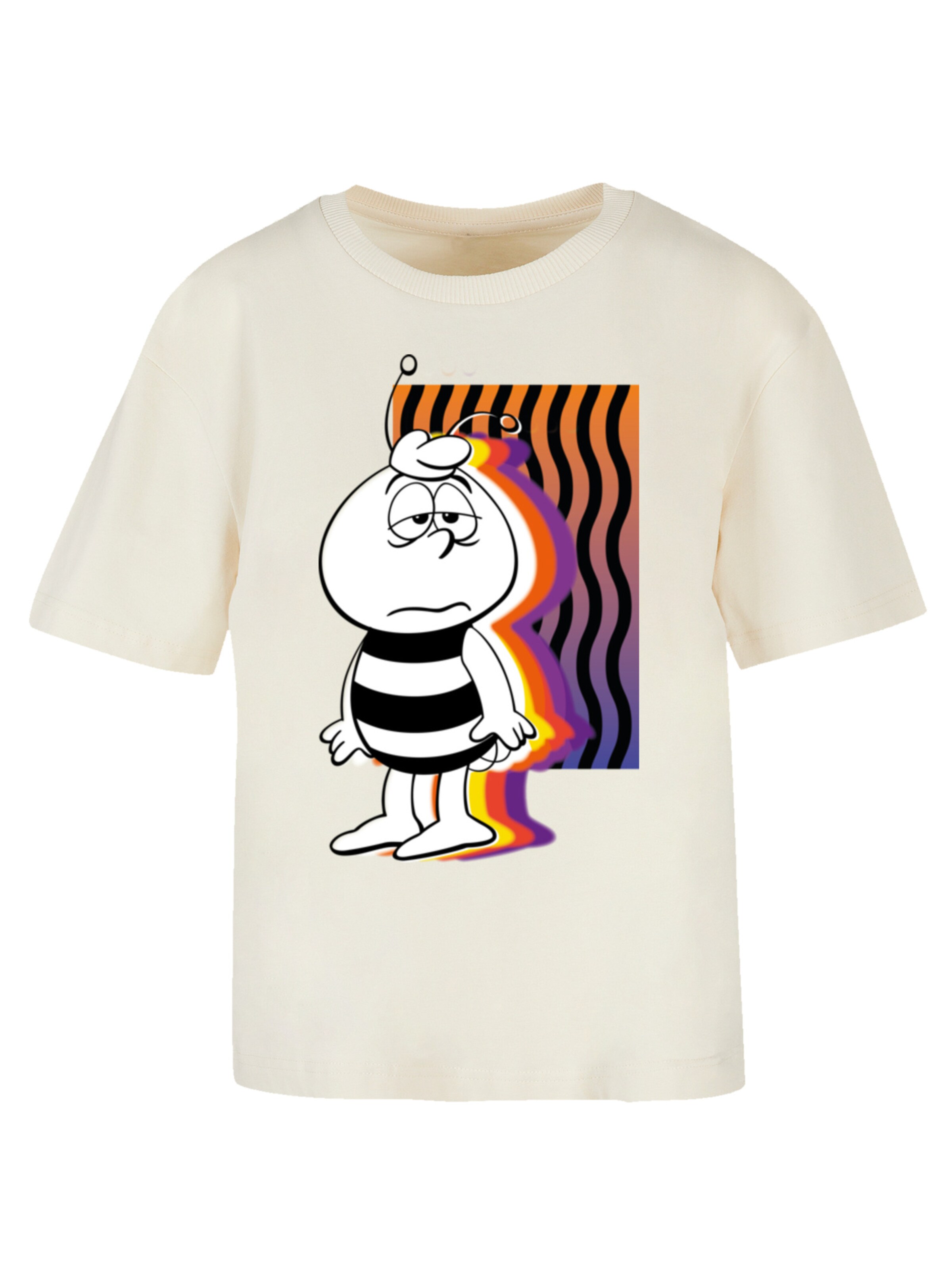 T-shirt oversize F4NT4STIC en beige : devant