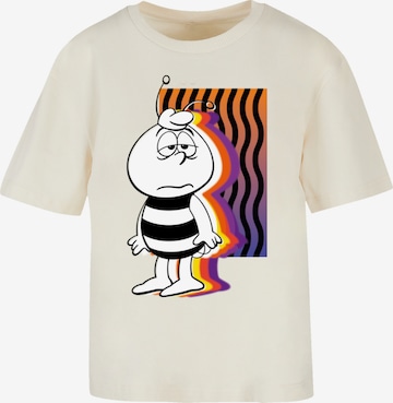 T-shirt oversize F4NT4STIC en beige : devant