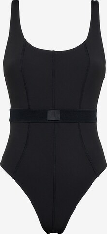 Calvin Klein Swimwear - Soutien Bustier Fato de banho em preto: frente