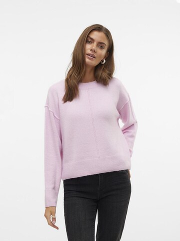 VERO MODA Sweater 'ESTI' in Pink: front