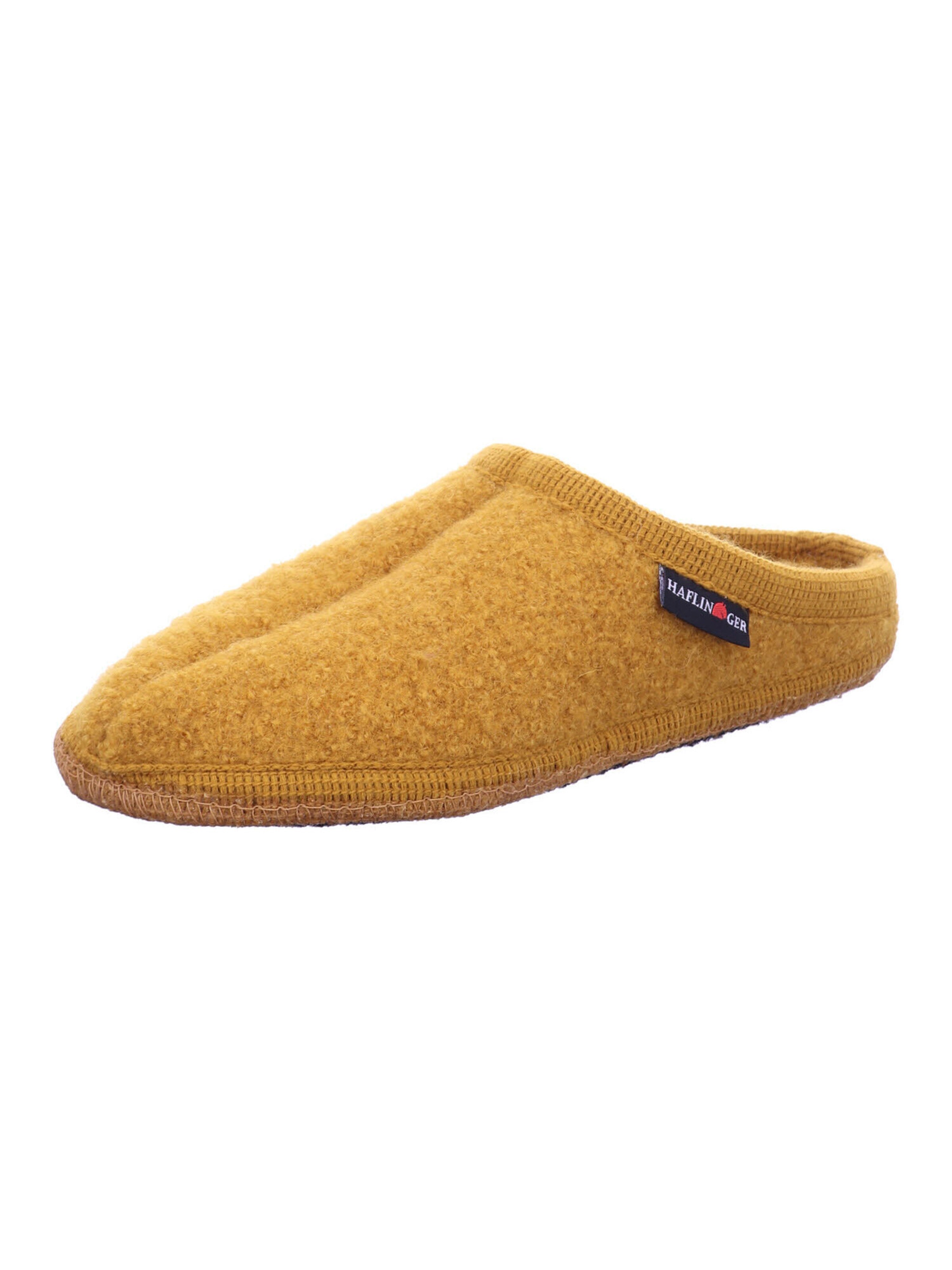HAFLINGER Slippers in Yellow: front
