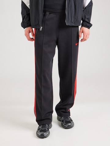 Nike Sportswear - Loosefit Calças em preto: frente
