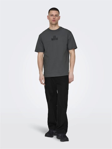 Only & Sons Loose fit Cargo Pants 'HECTOR' in Black