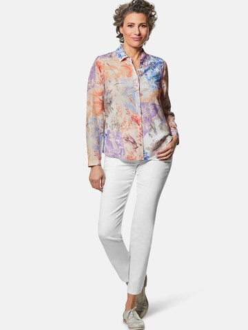 Goldner Blouse in Gemengde kleuren