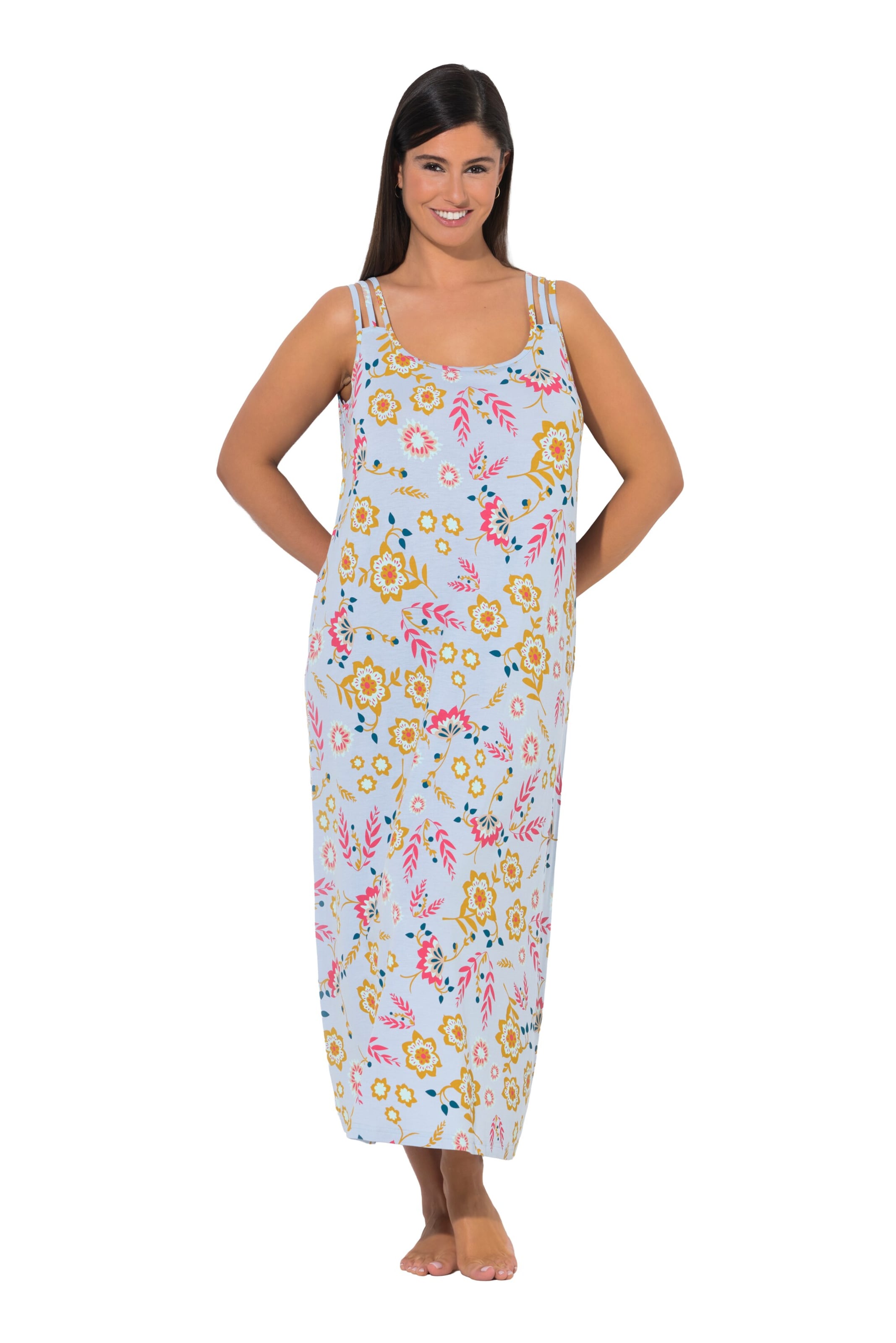 Ulla Popken Nightgown in Blue: front