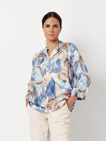 TONI Bluse in Blau: Vorderseite