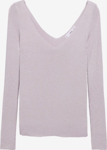 MANGO Sweater in Pink: front