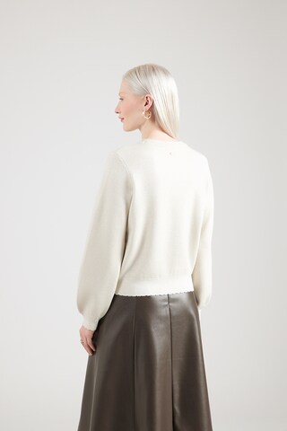 NÜMPH Pulóver 'BIR SOLID' - bézs