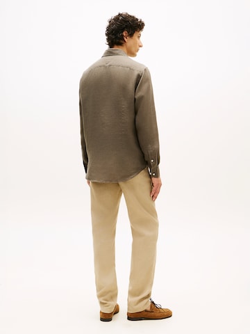 TOMMY HILFIGER Slim fit Zakelijk overhemd 'New York' in Groen