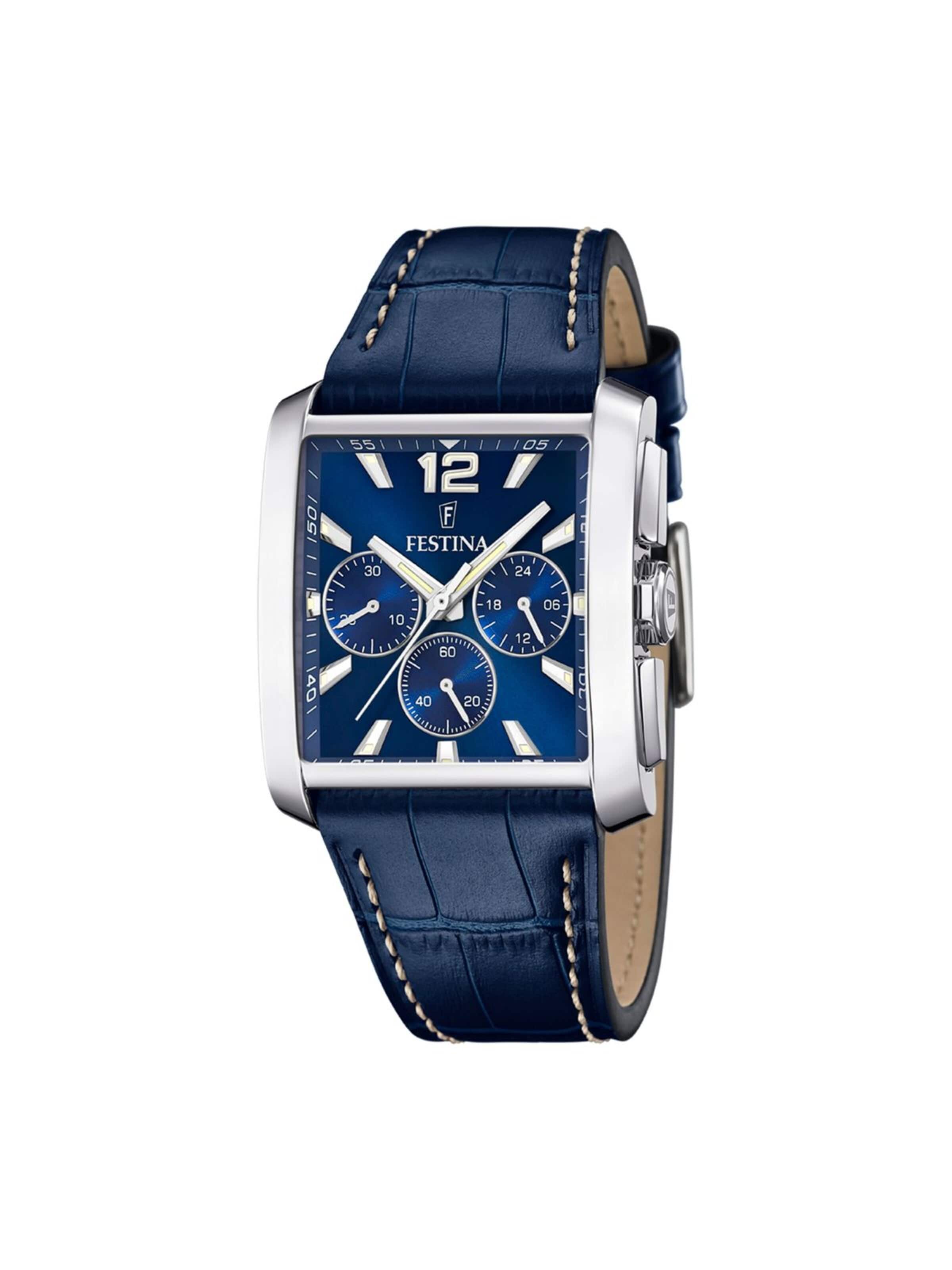 FESTINA Analoog horloge in Blauw: voorkant