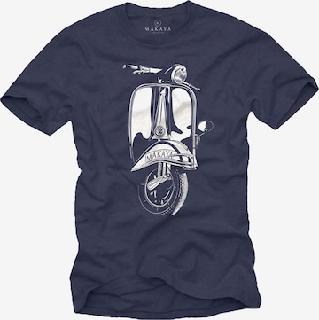MAKAYA Shirt 'Makaya Roller' in Blue: front