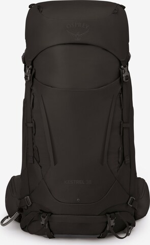 Osprey Sportrucksack 'Kestrel 38' in Schwarz: predná strana