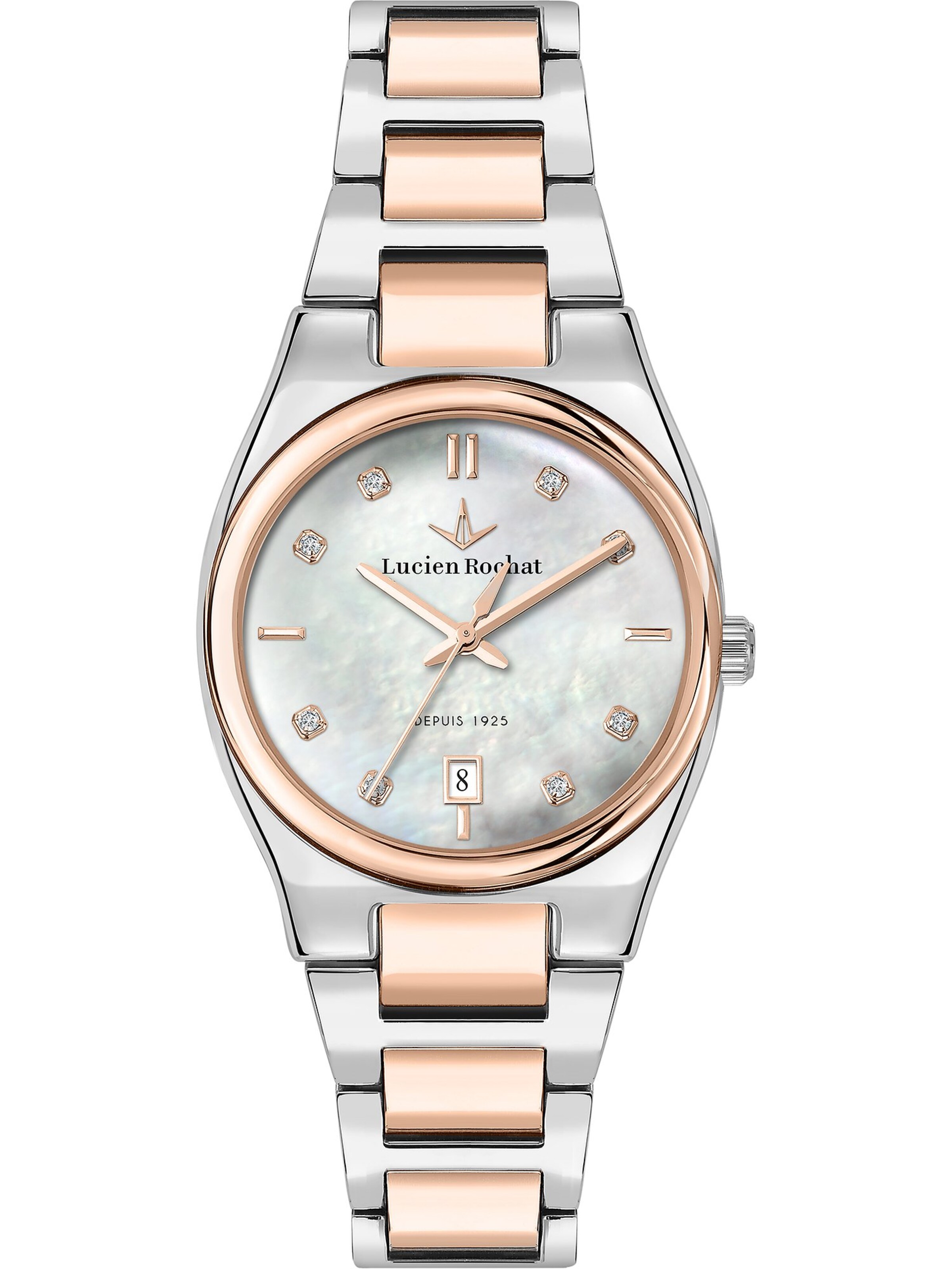 Lucien Rochat Uhr in Gold: Vorderseite