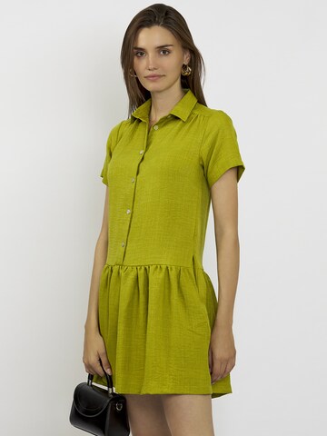 FRESHLIONS Shirt Dress in Green