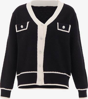 CHANI Knit Cardigan in Black: front