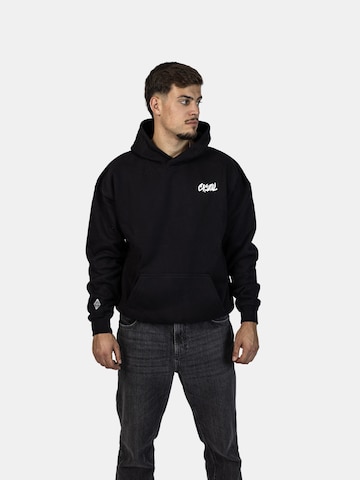 Crystal Paris Sweatshirt 'Shine' in Zwart