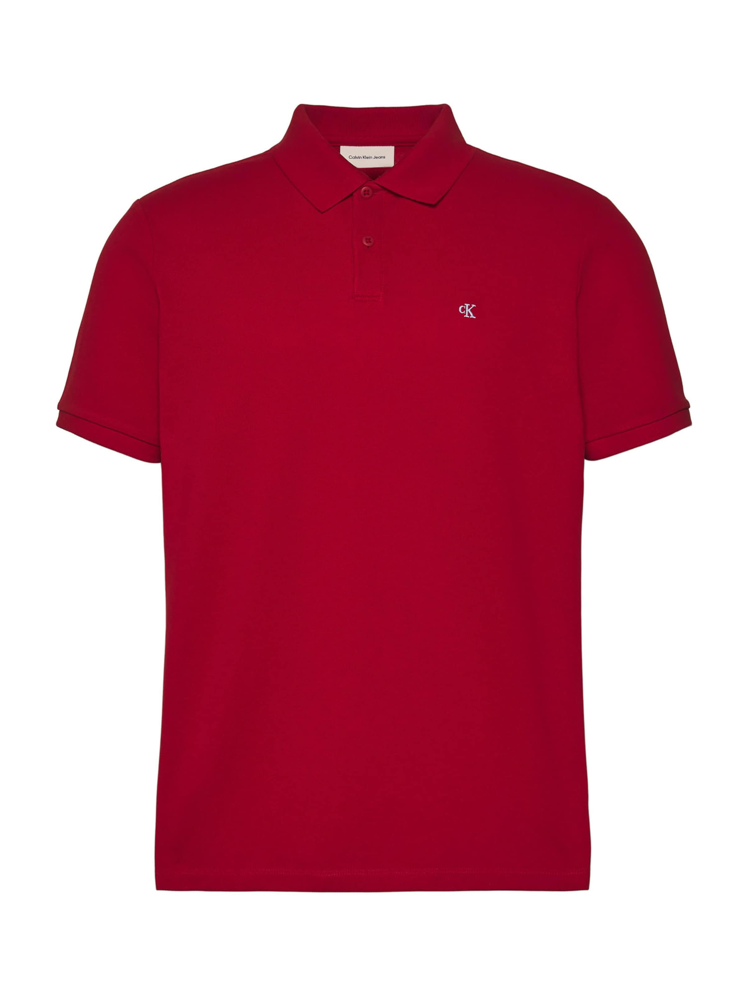 Calvin Klein Jeans - Camisa em vermelho: frente