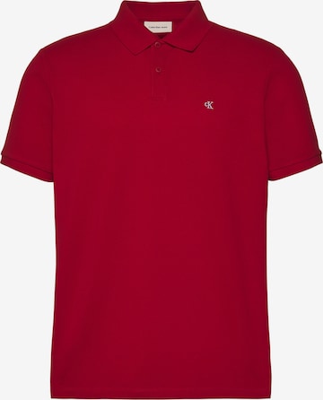 Tricou de la Calvin Klein Jeans pe roșu: față