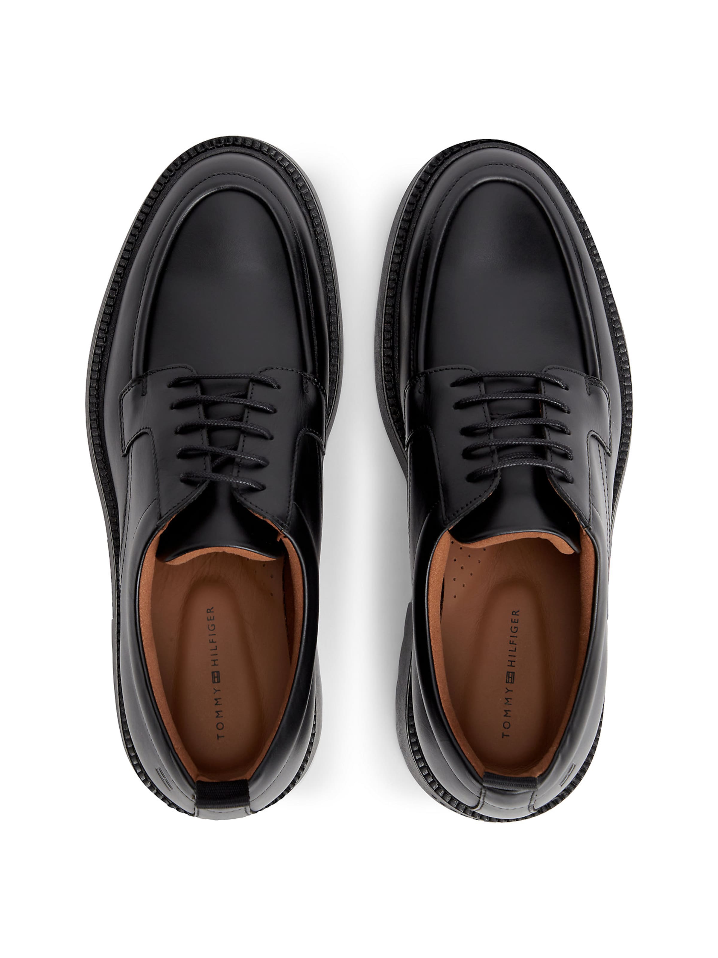 Chaussure à lacets TOMMY HILFIGER en noir