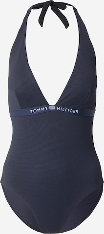 Tommy Hilfiger Underwear Korzetová Plavky – modrá: přední strana