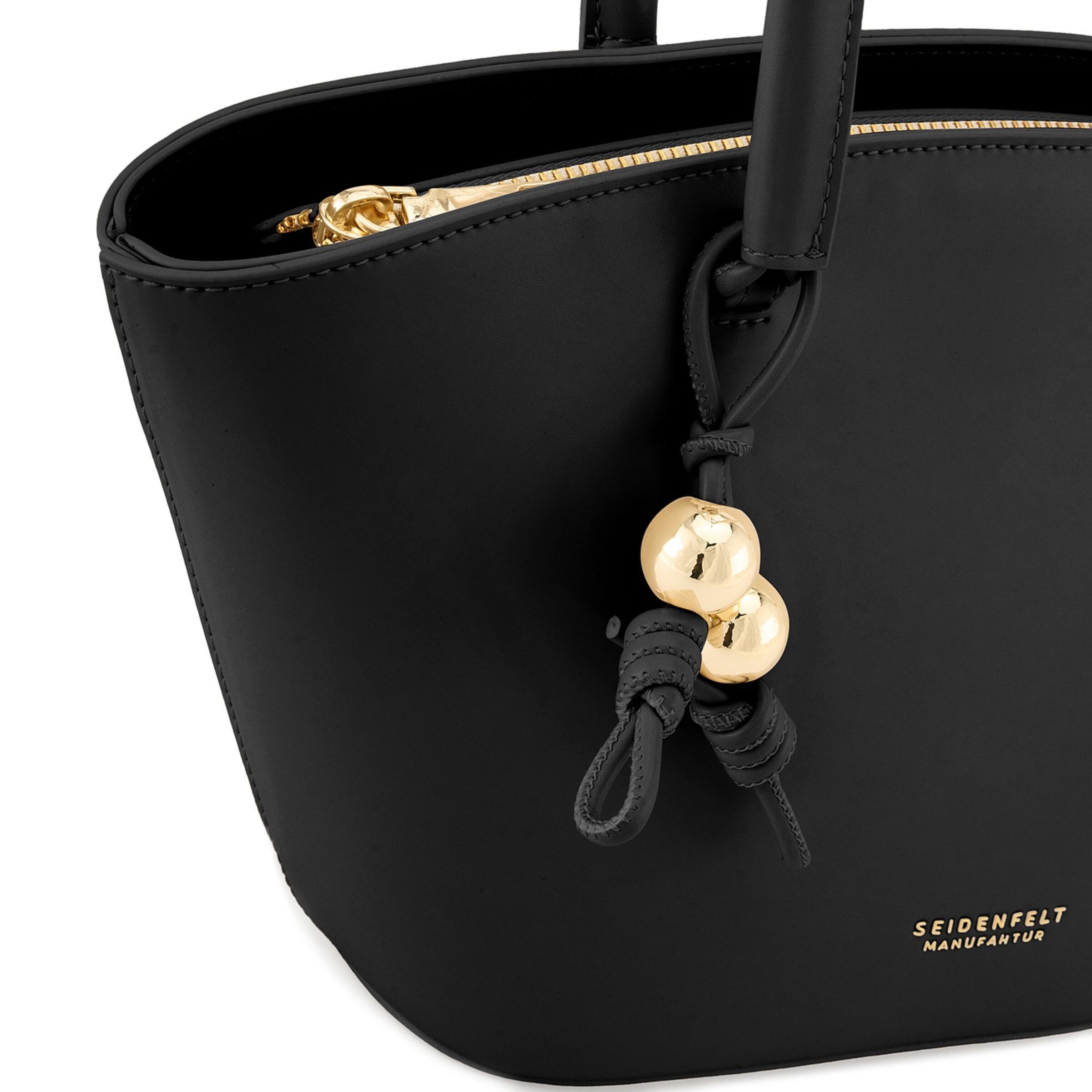 Seidenfelt Schoudertas 'Arvaja' in Zwart