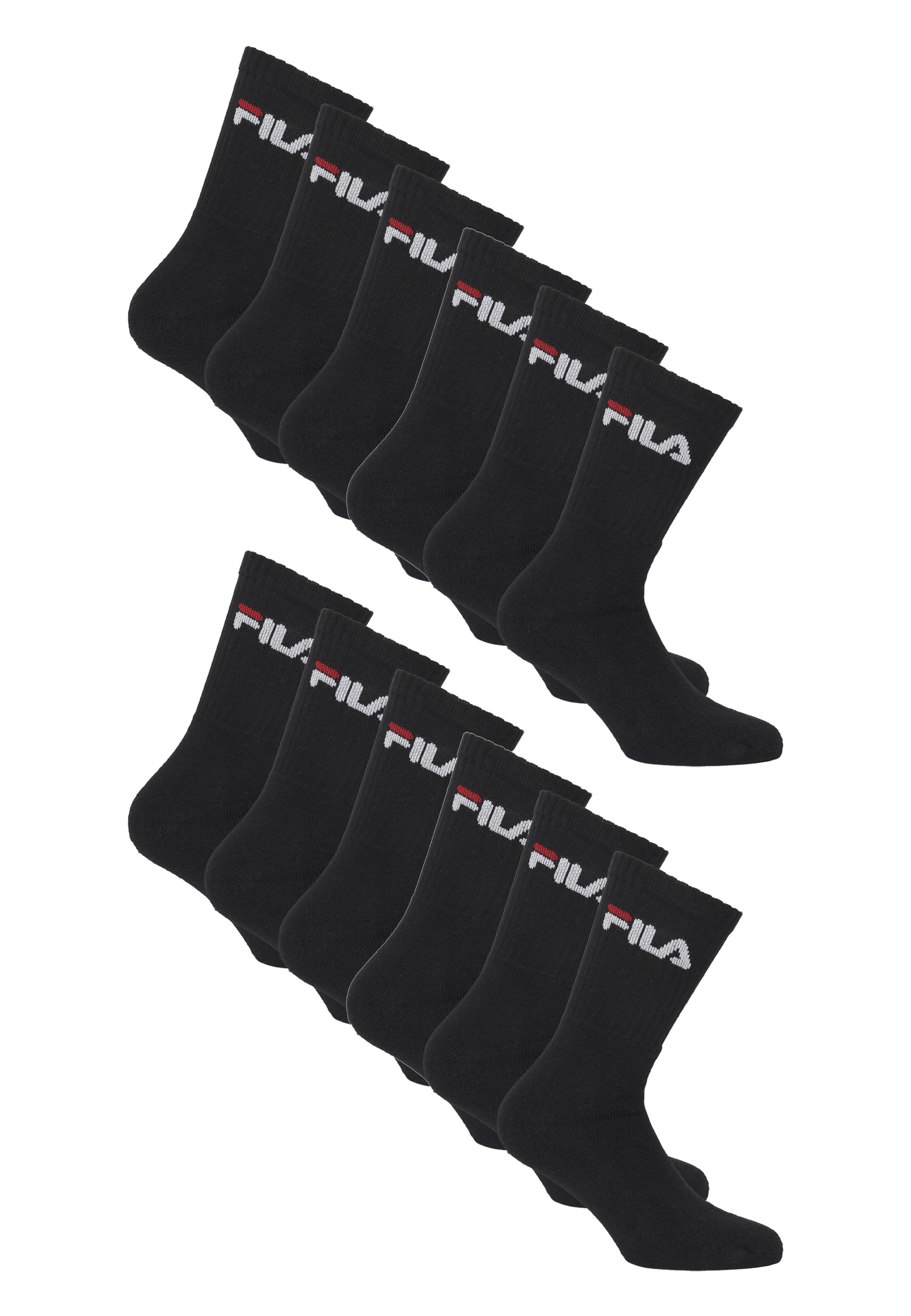 FILA Socken in Schwarz: Vorderseite