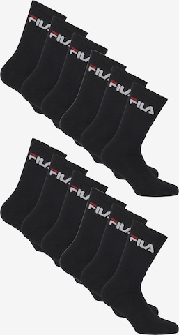 FILA Socken in Schwarz: Vorderseite