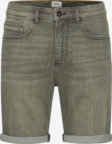 CAMEL ACTIVE Colour Denim Shorts Slim Fit in Grün: predná strana