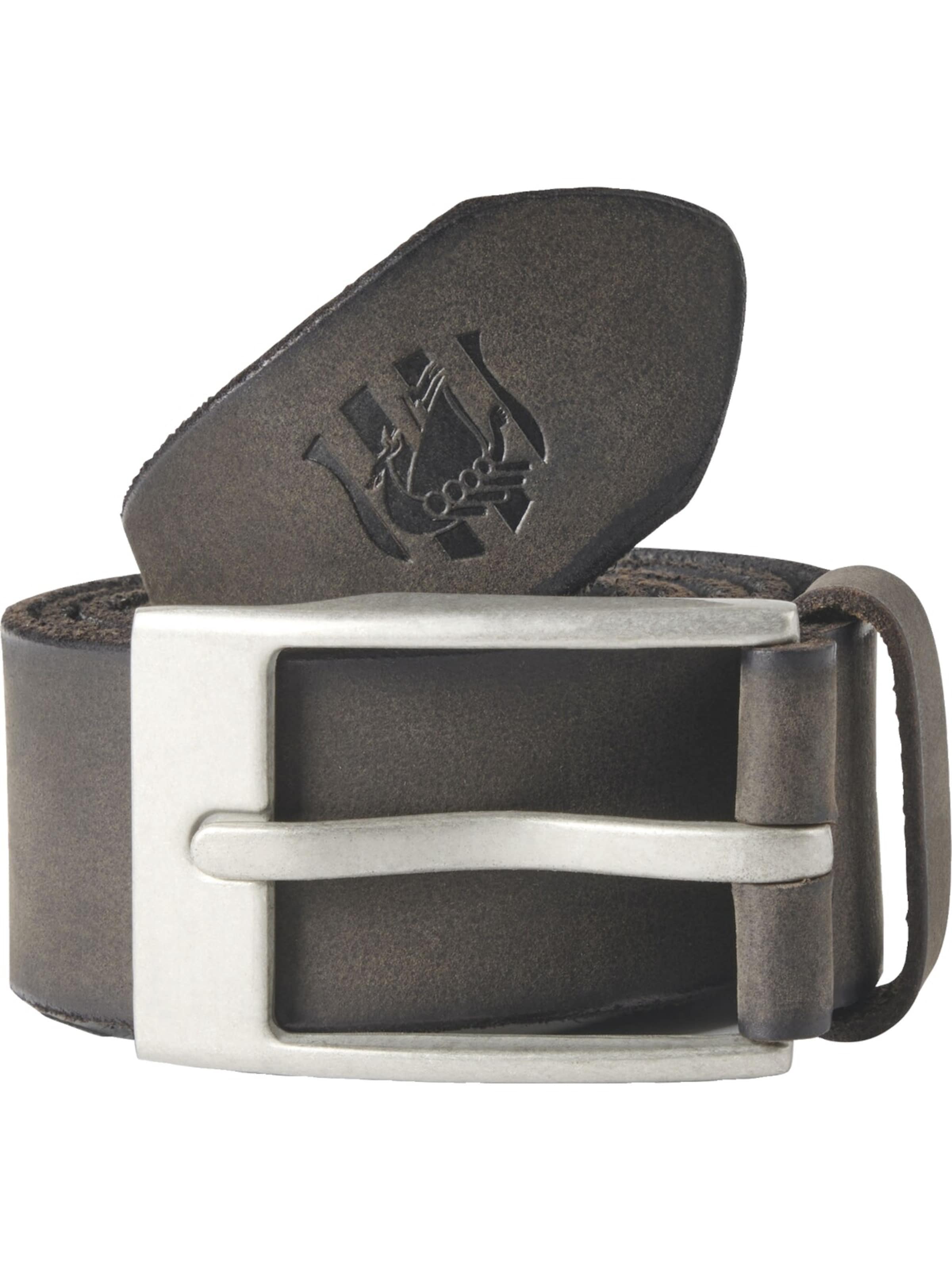 Jan Vanderstorm Belt 'Klaark' in Grey: front