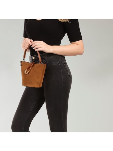 Florence Handtas in Bruin: voorkant