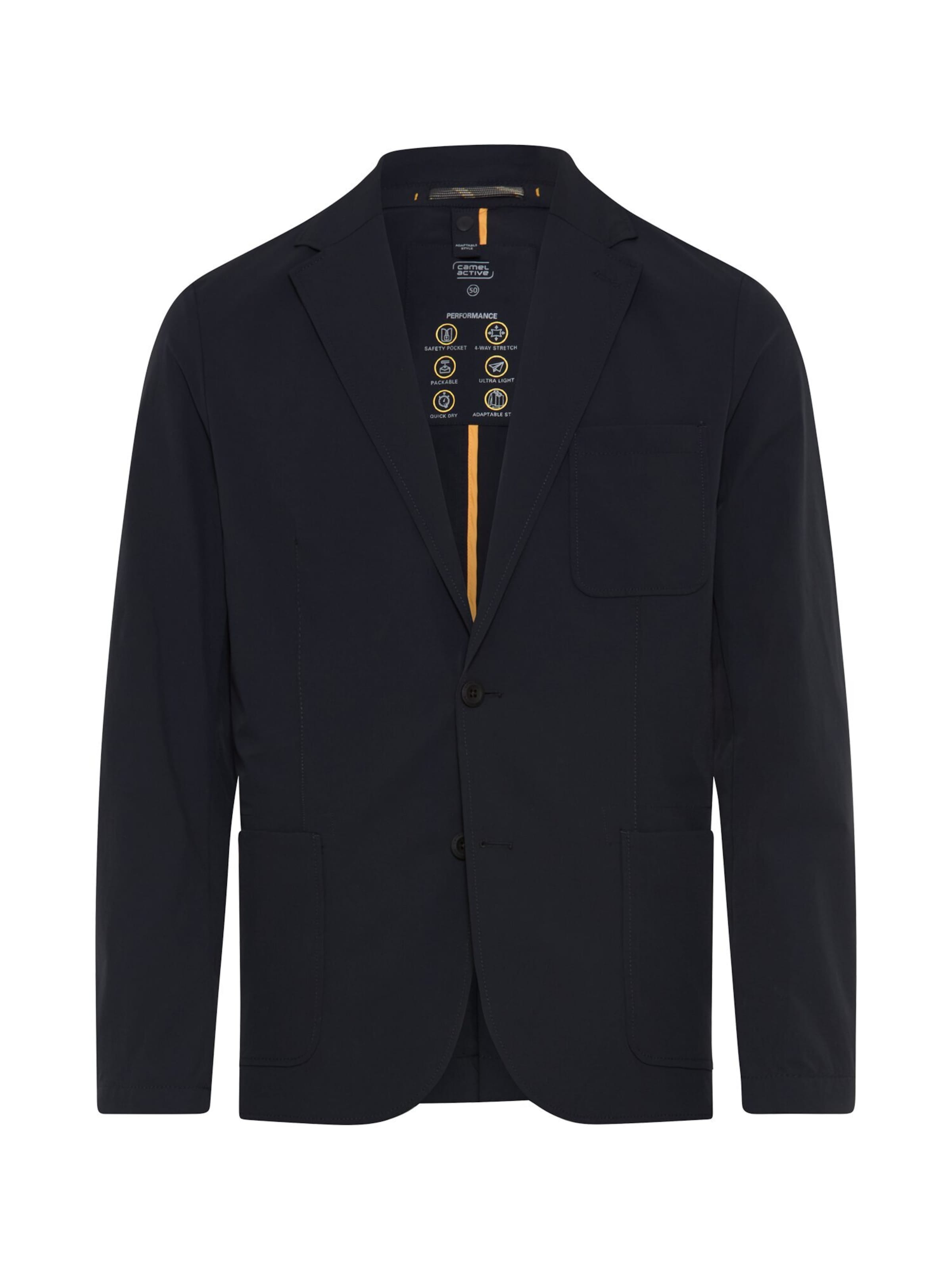 CAMEL ACTIVE Suit Jacket in 48 in Dark blue / Yellow, Item view