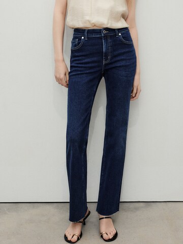 Regular Jean 'SIENNA' MANGO en bleu : devant