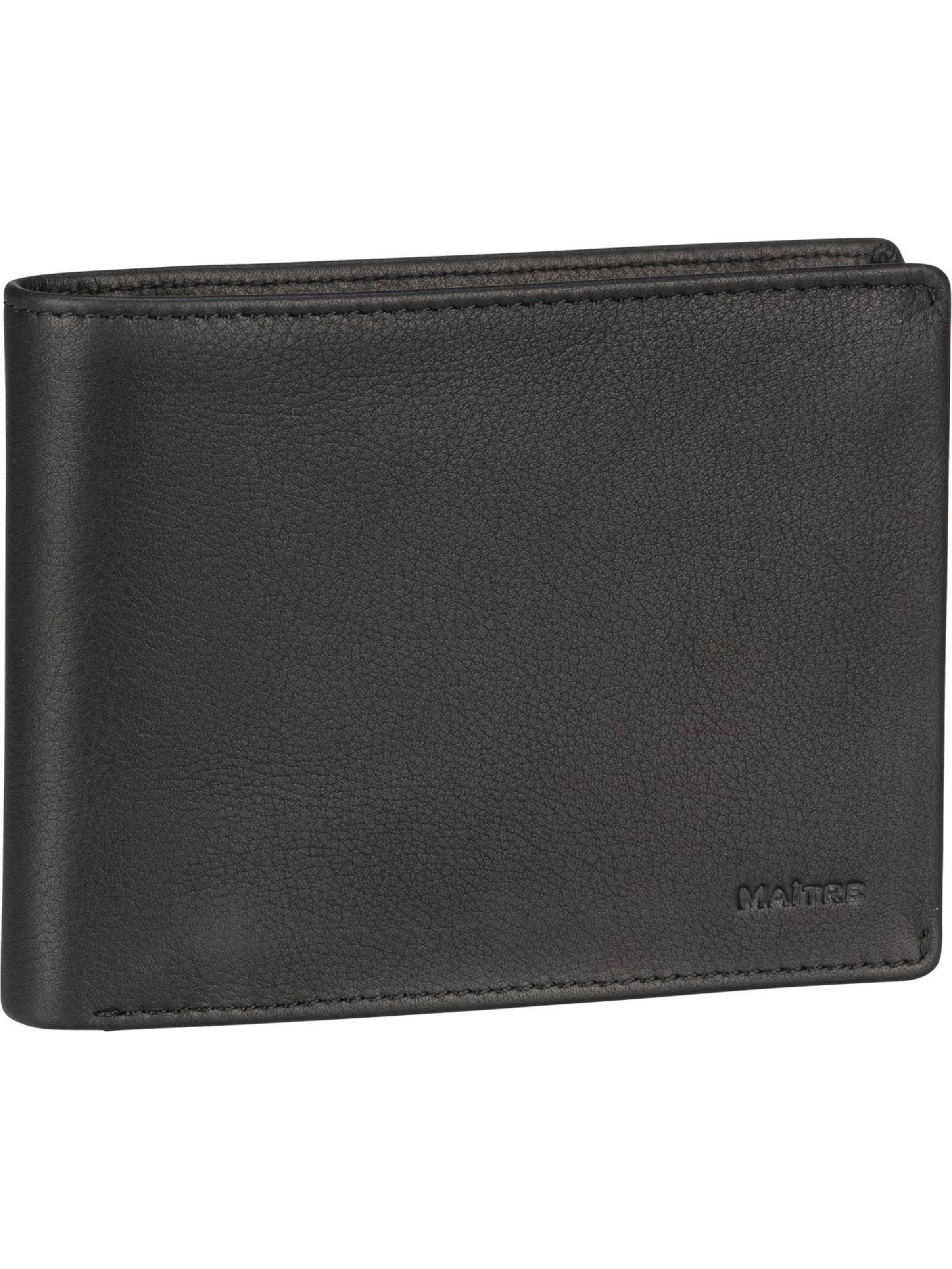 Portamonete 'F3 Galbert' di Maître in nero: frontale