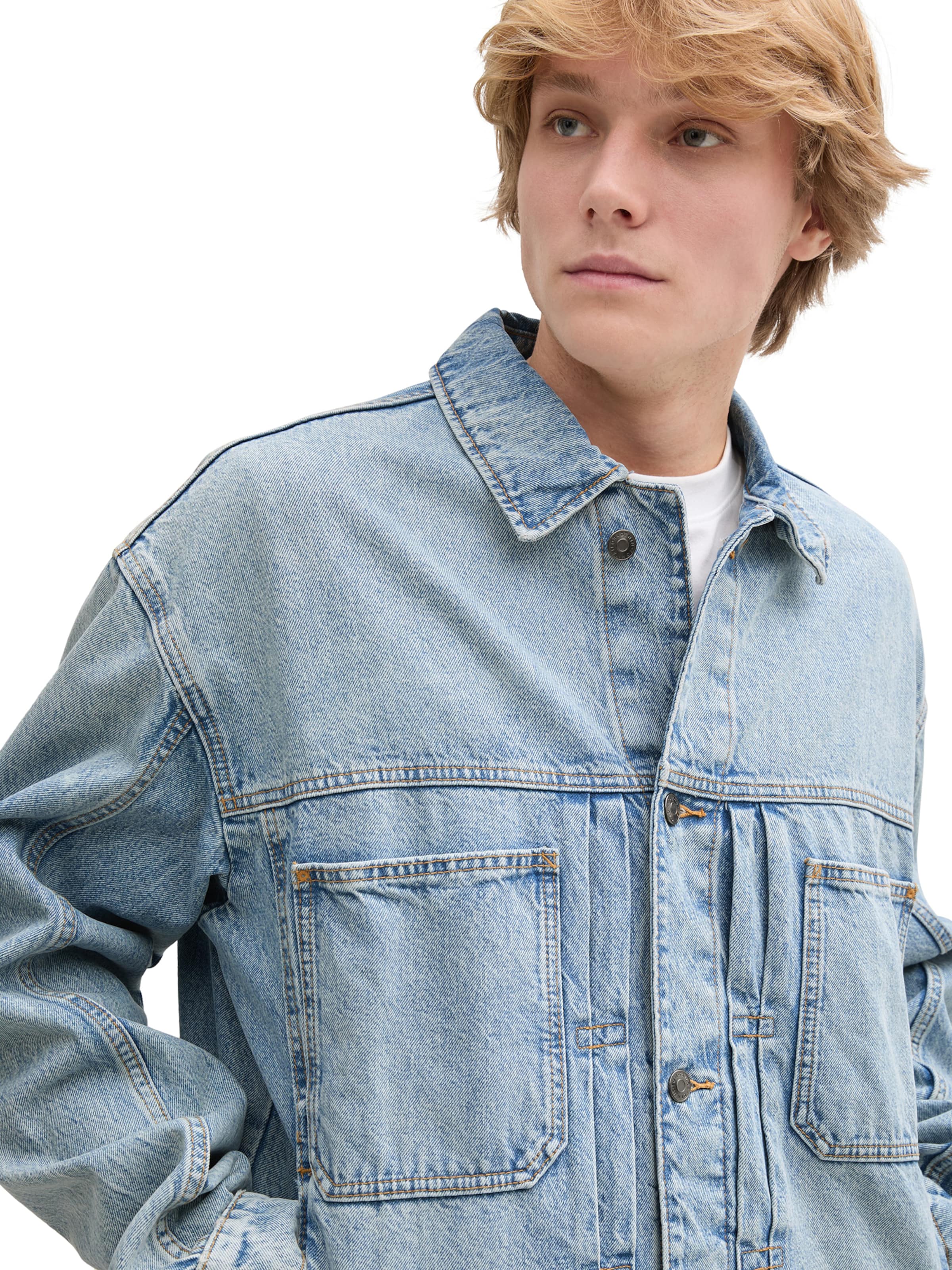 TOM TAILOR DENIM Between-season jacket in Blue