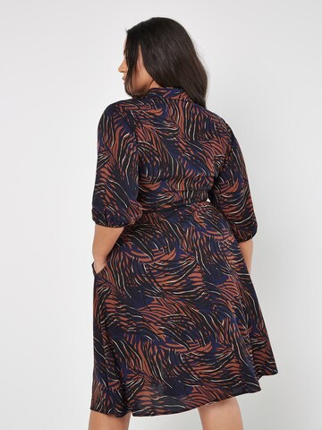 Apricot Blousejurk in Blauw