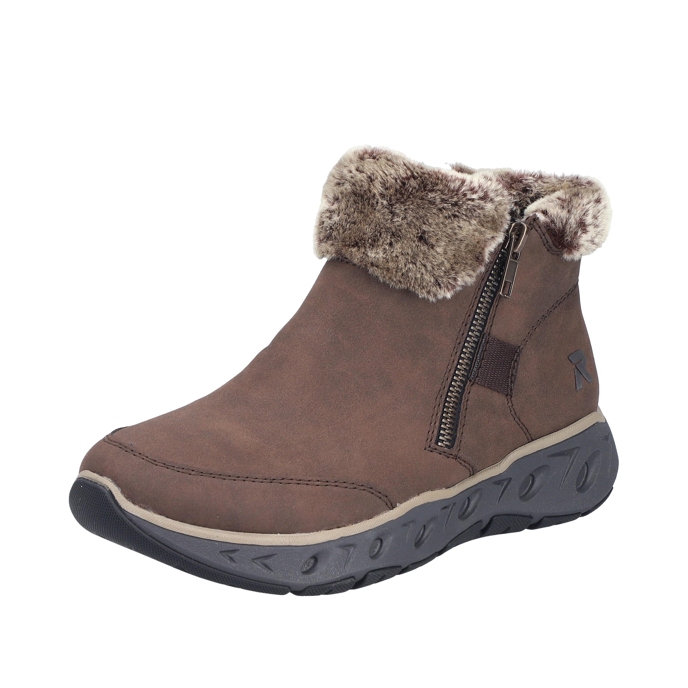 Boots ' M6560 ' Rieker en marron : devant