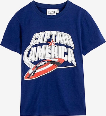 Marvel Avengers Shirt 'Captain America' in Blue: front