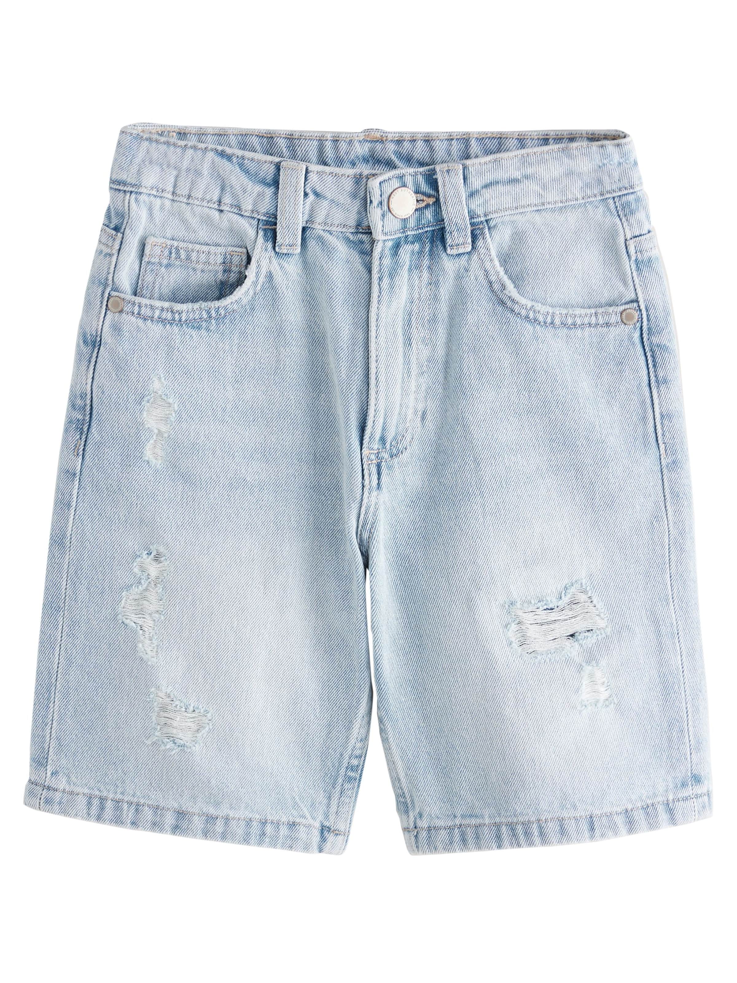 Next Loosefit Shorts in Blau: Vorderseite