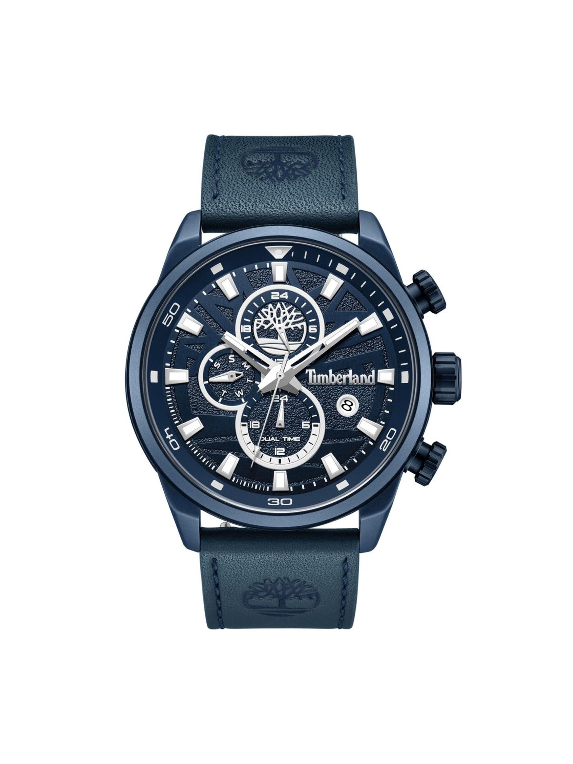 TIMBERLAND Analoguhr 'Function watch Henniker II'‌‌‌‌‌‌‌‌‌ in Blau: Vorderseite