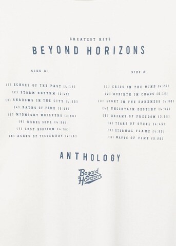 MANGO TEEN Sweatshirt 'Beyond' in Weiß