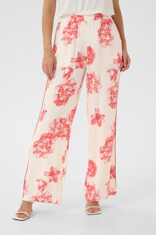 Regular Pantalon 'CUAlexa' CULTURE en blanc : devant