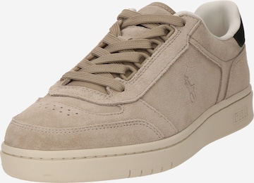 Polo Ralph Lauren Ниски маратонки в бежово: отпред