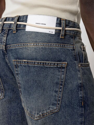 Wide leg Jeans 'CONROE' di VAMOS CLO in blu