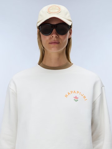 NAPAPIJRI - Sudadera 'B-Bliss' en blanco