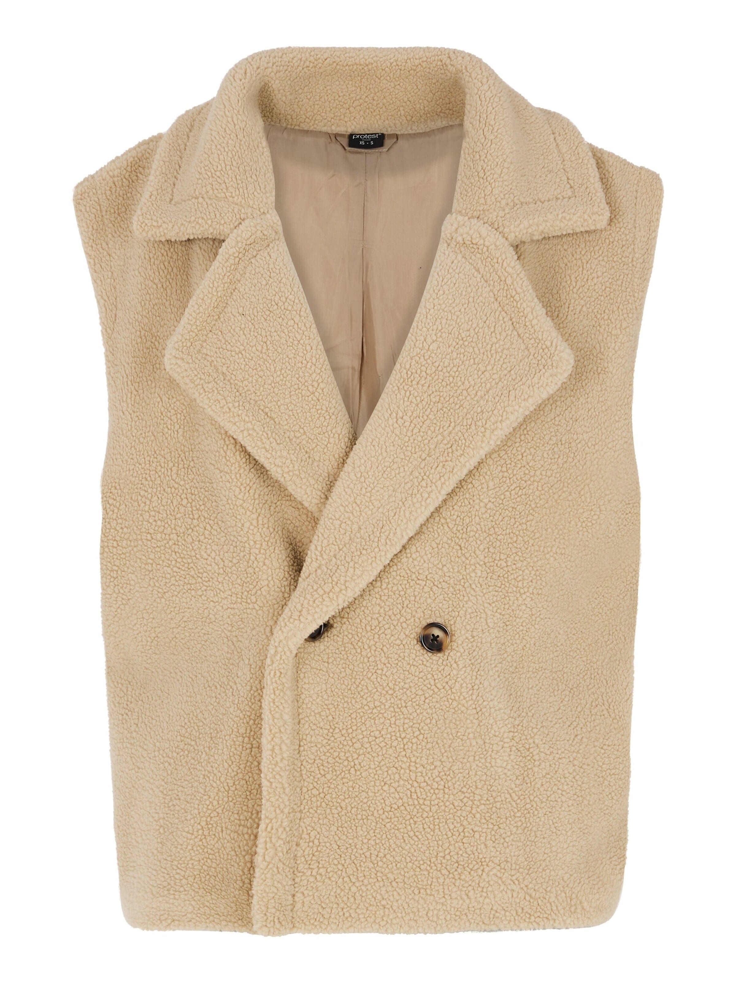 PROTEST Vest 'PRTBRODY' in Brown: front
