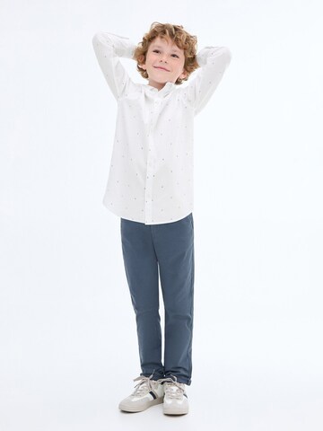 MANGO KIDS Regular Панталон 'PICCOLO' в синьо: отпред