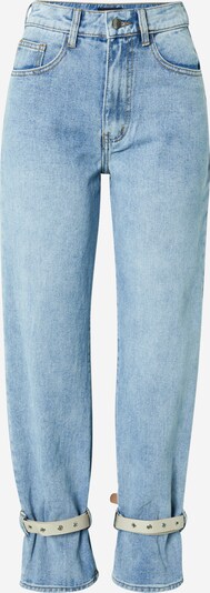 Misspap Jeans i blue denim / sølv / uldhvid, Produktvisning